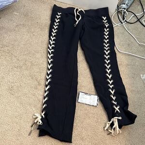 Pam and Gela Lace Sweatpants small